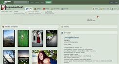 Desktop Screenshot of leakingblackheart.deviantart.com