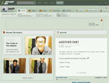 Tablet Screenshot of jaspiir.deviantart.com