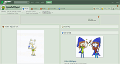 Desktop Screenshot of colorfulwagon.deviantart.com