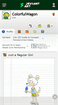 Mobile Screenshot of colorfulwagon.deviantart.com
