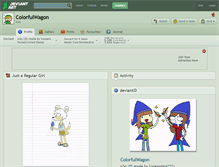 Tablet Screenshot of colorfulwagon.deviantart.com