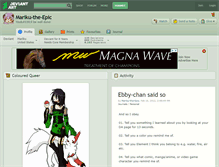 Tablet Screenshot of mariku-the-epic.deviantart.com