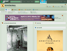 Tablet Screenshot of ahmetkarakaya.deviantart.com