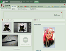 Tablet Screenshot of emocia.deviantart.com
