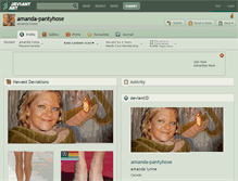 Tablet Screenshot of amanda-pantyhose.deviantart.com