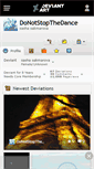 Mobile Screenshot of donotstopthedance.deviantart.com