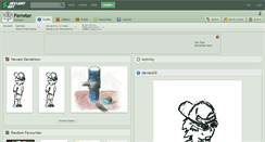 Desktop Screenshot of ferreter.deviantart.com