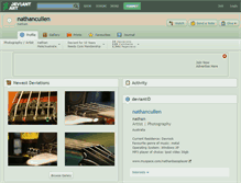 Tablet Screenshot of nathancullen.deviantart.com