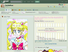 Tablet Screenshot of candrarose.deviantart.com