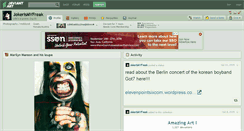 Desktop Screenshot of jokerismyfreak.deviantart.com