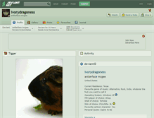 Tablet Screenshot of ivorydragoness.deviantart.com