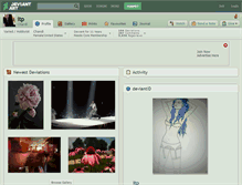 Tablet Screenshot of itp.deviantart.com