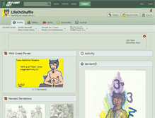 Tablet Screenshot of lifeonshuffle.deviantart.com