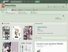 Tablet Screenshot of deialoveschuu.deviantart.com