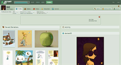 Desktop Screenshot of dliz.deviantart.com