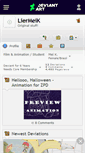 Mobile Screenshot of liermeik.deviantart.com