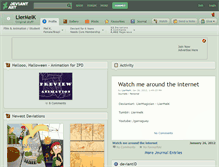 Tablet Screenshot of liermeik.deviantart.com
