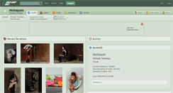 Desktop Screenshot of micklapute.deviantart.com