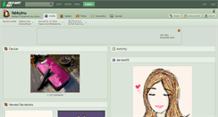 Desktop Screenshot of fabbyinu.deviantart.com