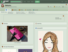 Tablet Screenshot of fabbyinu.deviantart.com