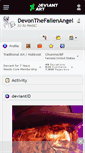 Mobile Screenshot of devonthefallenangel.deviantart.com