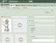 Tablet Screenshot of cawzoo.deviantart.com
