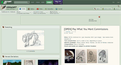 Desktop Screenshot of mikiayla97.deviantart.com