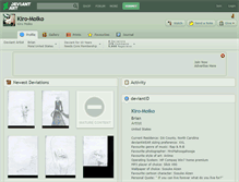 Tablet Screenshot of kiro-moiko.deviantart.com