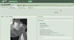 Desktop Screenshot of dark-angel1.deviantart.com