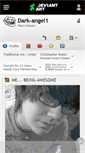 Mobile Screenshot of dark-angel1.deviantart.com