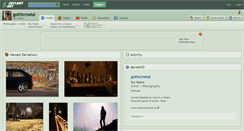 Desktop Screenshot of gothicmetal.deviantart.com