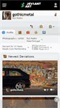 Mobile Screenshot of gothicmetal.deviantart.com
