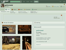 Tablet Screenshot of gothicmetal.deviantart.com