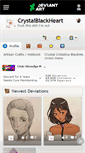 Mobile Screenshot of crystalblackheart.deviantart.com