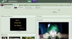 Desktop Screenshot of misalovesanime.deviantart.com