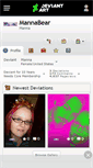 Mobile Screenshot of mannabear.deviantart.com