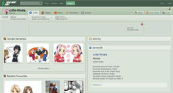 Desktop Screenshot of cutie-hinata.deviantart.com