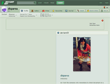 Tablet Screenshot of disparea.deviantart.com