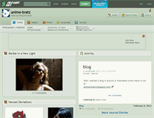 Tablet Screenshot of anime-bratz.deviantart.com