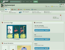 Tablet Screenshot of madvenomjack.deviantart.com