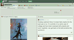 Desktop Screenshot of captainfeline.deviantart.com