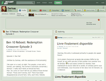 Tablet Screenshot of darinas.deviantart.com