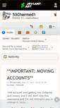 Mobile Screenshot of 53charmed1.deviantart.com