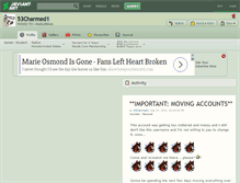Tablet Screenshot of 53charmed1.deviantart.com
