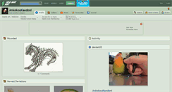 Desktop Screenshot of ankokoukaedoni.deviantart.com