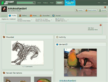 Tablet Screenshot of ankokoukaedoni.deviantart.com