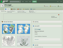 Tablet Screenshot of fir3-angel.deviantart.com