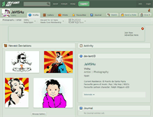 Tablet Screenshot of javishu.deviantart.com