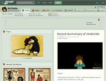 Tablet Screenshot of michkate.deviantart.com