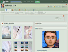 Tablet Screenshot of endeavour1934.deviantart.com